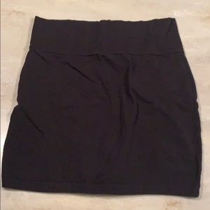Black pencil skirt